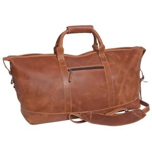 Canyon Outback Leather Travel bag with kit bag.